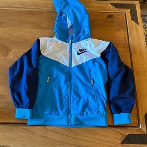 Nike White and Black Mesh Jacket